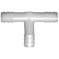 Fairview Fittings & Mfg Fairview Union Tee, 1/4 in, Barb, Nylon 544-4P